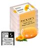 Richfeel Naturals Calendula Anti Acne Soap Pack of 5 - 75 gm Each 