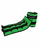 Strauss Rectangle Shape Ankle And Wrist Weight 2 kg Pack Of 2 - Green 