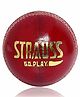Strauss Leather Cricket Ball - Red