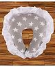 Mittenbooty U Shaped Neck Support Pillow Star Print - Grey 