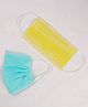 FROGGY 3ply Pack Of 50 Masks - Yellow & Green