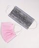FROGGY 3ply Pack Of 50 Masks - Grey & Pink 