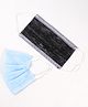 FROGGY 3ply Pack Of 50 Masks - Black & Blue 