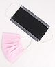 FROGGY 3ply Pack Of 50 Masks - Black & Pink