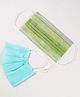 FROGGY 3ply Pack Of 50 Masks - Olive & Sea Green