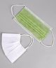 FROGGY 3ply Pack Of 50 Masks - Olive & White 