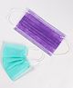 FROGGY 3ply Pack Of 50 Masks - Purple Green