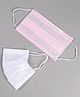 FROGGY 3ply Pack Of 50 Masks - White Pink