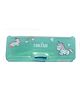 Crackles Double Sided Transparent Glitter Pencil Box (Color May Vary)
