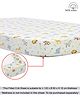 Babyhug Premium 100% Cotton Fitted Crib Sheet Jungle Print Regular - Light Green
