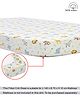 Babyhug Premium 100% Cotton Fitted Crib Sheet Jungle Print Large - Green| Gentle on Babies Skin| Cozy Sleeping Environment| Versatile Use| 100% Cotton| Elastic Borders| Machine Washable
