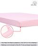 Babyhug Premium 100% Cotton Fitted Crib Sheet Pin Dots Large - Pink| Gentle on Babies Skin| Cozy Sleeping Environment| Versatile Use| 100% Cotton| Elastic Borders| Machine Washable