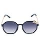 Spiky 100% UV Protection Sunglasses with Cloth & Case - Grey