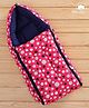 Babyhug 100% Cotton Sleeping Bag cum Carry Nest Polka Dots - Pink