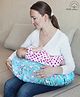 Babyhug 100% Cotton Feeding Pillow Unicorn Print - Blue