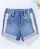Play by Little Kangaroos Mid Thigh Denim Shorts - Light  Blue