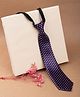 Aendelle Satin Polka Dot Tie - Purple