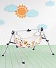 Foldable Cradle With U Shape Hammock - Cream
