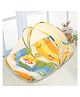 Baby Moo Mattress with Neck Pillow & Mosquito Net - Multicolor