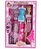 Smiles Creations Dreamy Fashion Show Set With Doll - Pink