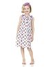 juDanzy Cupcake Print Dress - White
