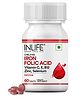 INLIFE Chelated Iron Folic Acid Supplement - 60 Tablets