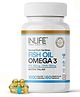 INLIFE Fish Oil Capsules Omega 3, 1000mg | 180mg EPA & 120mg DHA | Promotes Brain, Heart, Joint & Eye Health - 60 Liquid Filled Capsules