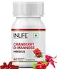 Inlife Cranberry D-mannose & Hibiscus Extract Vegetarian Capsules - 60 Capsules 