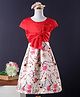 Mark & Mia Short Sleeves Frock Floral Print - Red