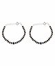 Osasbazaar Sterling Silver Bracelet Nazariya with Black Beads - Silver Black