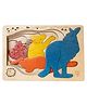 Ekoplay Australian Fauna Wooden Board Puzzle Multicolor - 5 Pieces