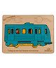 Ekoplay Transport Wooden Puzzle Multicolor - 5 Pieces