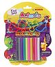 Kores Kool Clay With Theme Based Moulds Multicolor - 100 gm