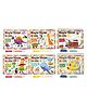 Chocozone Resuable Magic Water Book for Kids Pack of 6 - English (Print May Vary)