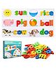 Chocozone Spelling Games Word Matching Letter Puzzles Toddler Toys 26 Pieces- Multicolour