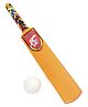 Nippon Cricket Bat and Ball - Orange