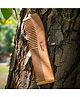 Organic B Neem Comb Wave Shaped for Detangling - Brown