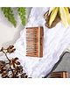 Organic B Wide Teeth Rosewood Comb - Brown