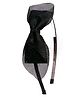 Tia Hair Accessories Netted Bow Hair Band  - Black