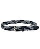 Kidofash Color Block Belt - Grey Black