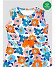 Nino Bambino 100% Organic Cotton Sleeveless Floral Print Jumpsuit - Multi Color