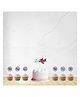 Untumble Aeroplane Cake & Cup Cake Topper - Pack of 25