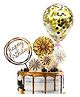 Party Propz Birthday Cake Topper Multicolor - Pack Of 6