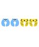 The Little Lookers Door Stoppers Pack of 4 - Blue Yellow