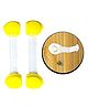 THE LITTLE LOOKERS Multipurpose Safety Lock for Doors, Cabinet, Fridge, Drawer Yellow - Pack of 2