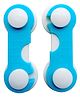 THE LITTLE LOOKERS Multipurpose Safety Lock for Doors, Cabinet, Fridge, Drawer Blue - Pack of 2