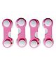 THE LITTLE LOOKERS Multipurpose Safety Lock for Doors, Cabinet, Fridge, Drawer Pink - Pack of 4