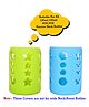 The Little Lookers Silicone Bottle Covers Pack of 2 Blue Green -  Fits 120 ml, 150 ml