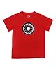 Marvel By Crossroads Half Sleeves Avengers Print Tee - Red