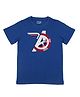 Marvel By Crossroads Half Sleeves Avengers Print Tee - Royal Blue